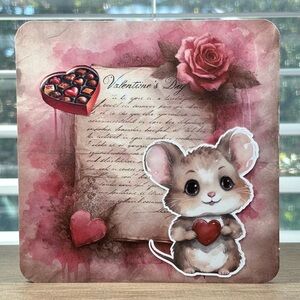 Handmade Valentines Greeting Card